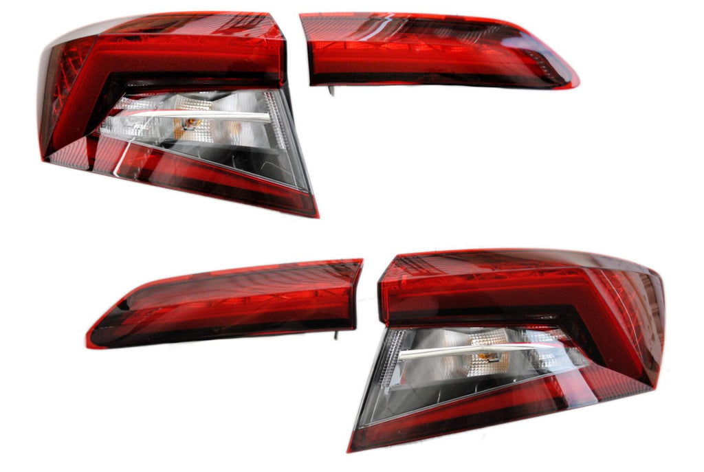 4X NEW ORIGINAL REAR LAMPS SKODA KAROQ 57A945308 57A945307 57A945207 57A945208