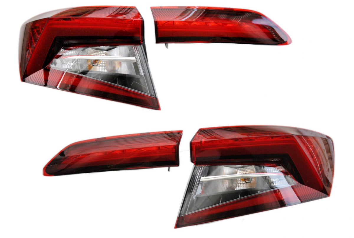 4X NEW ORIGINAL REAR LAMPS SKODA KAROQ 57A945308 57A945307 57A945207 57A945208