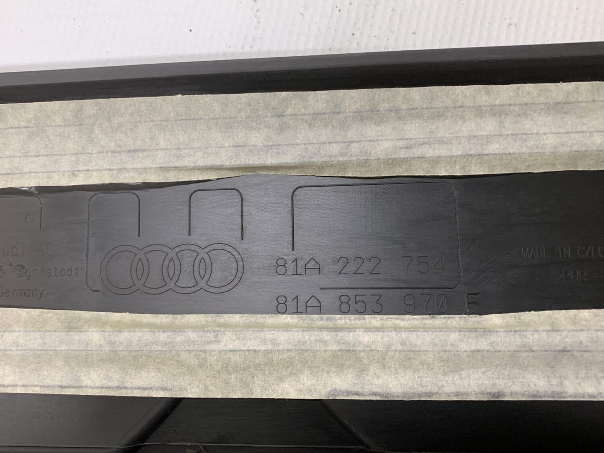 2X NEW ORIGINAL REAR DOOR MOULDINGS AUDI Q2 81A853970F 81A853969F